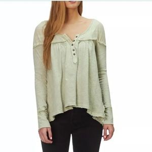 NWT Free People Down Under Henley MSRP $62